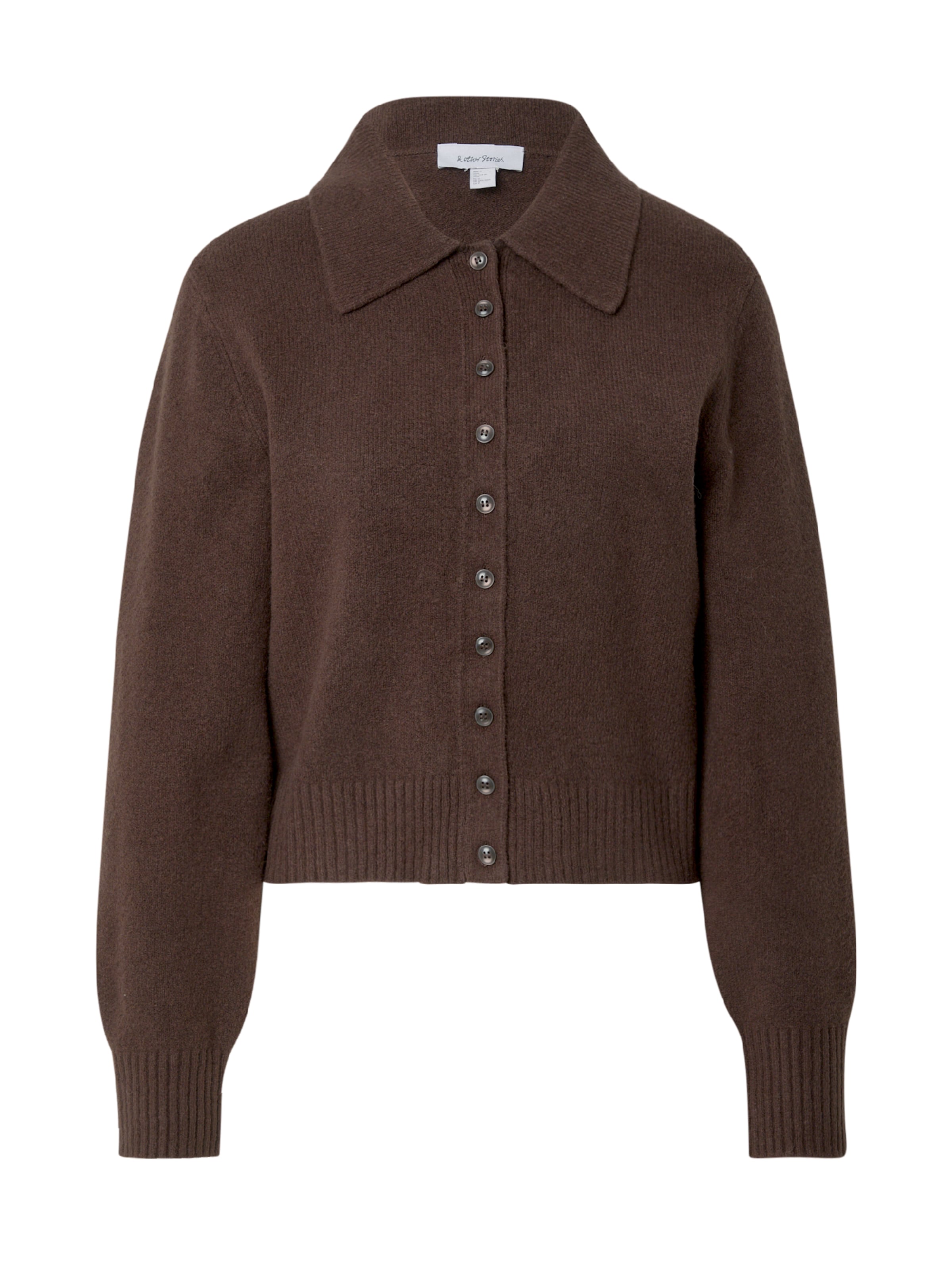 & Other Stories Strickjacke in Braun: Vorderseite