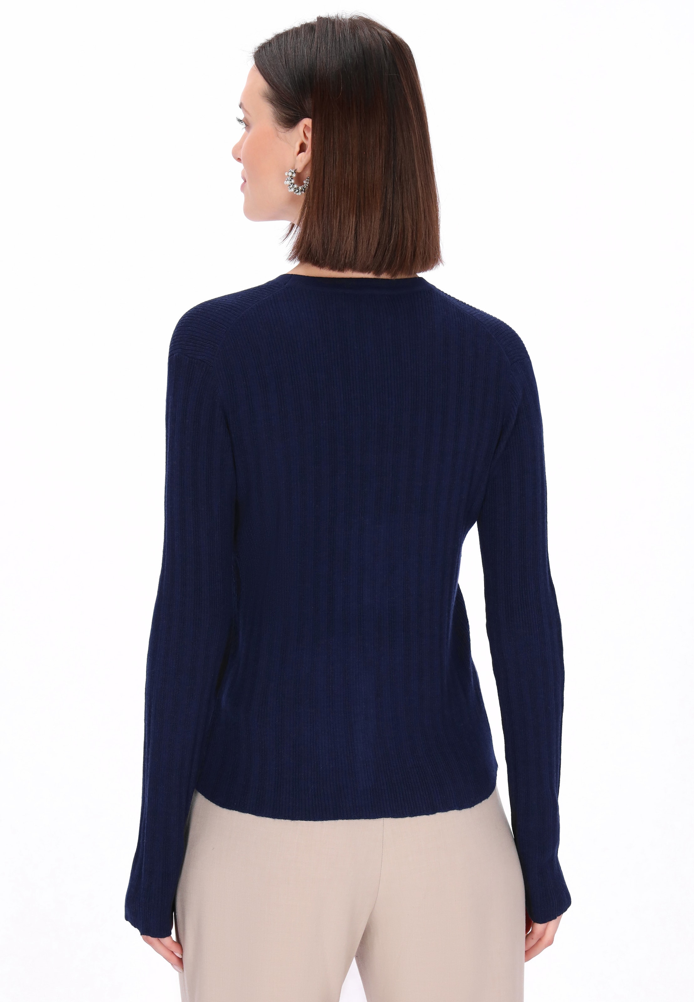 Usha Knit Cardigan in Blue