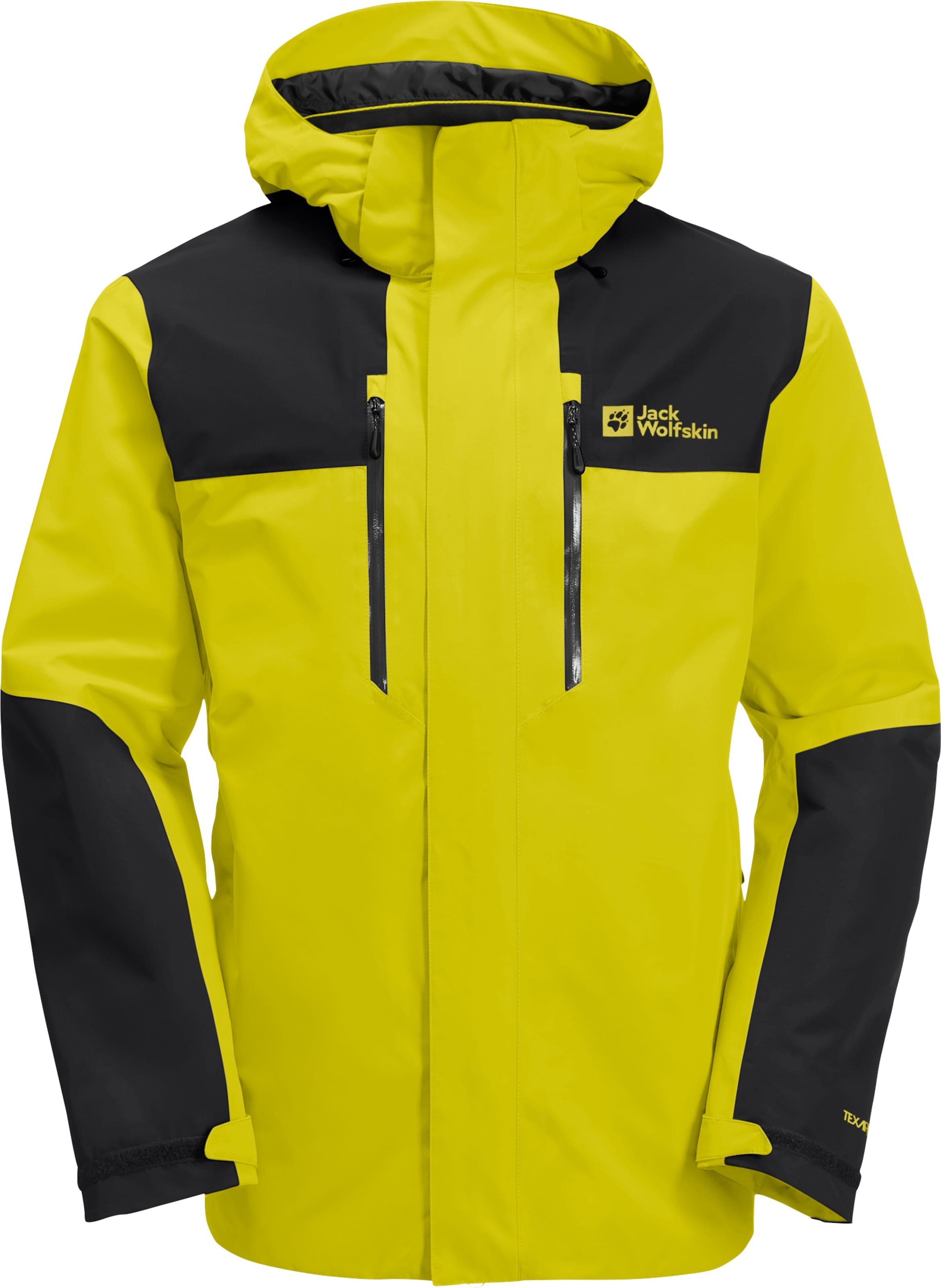 Veste outdoor 'Jasper' JACK WOLFSKIN en jaune : devant