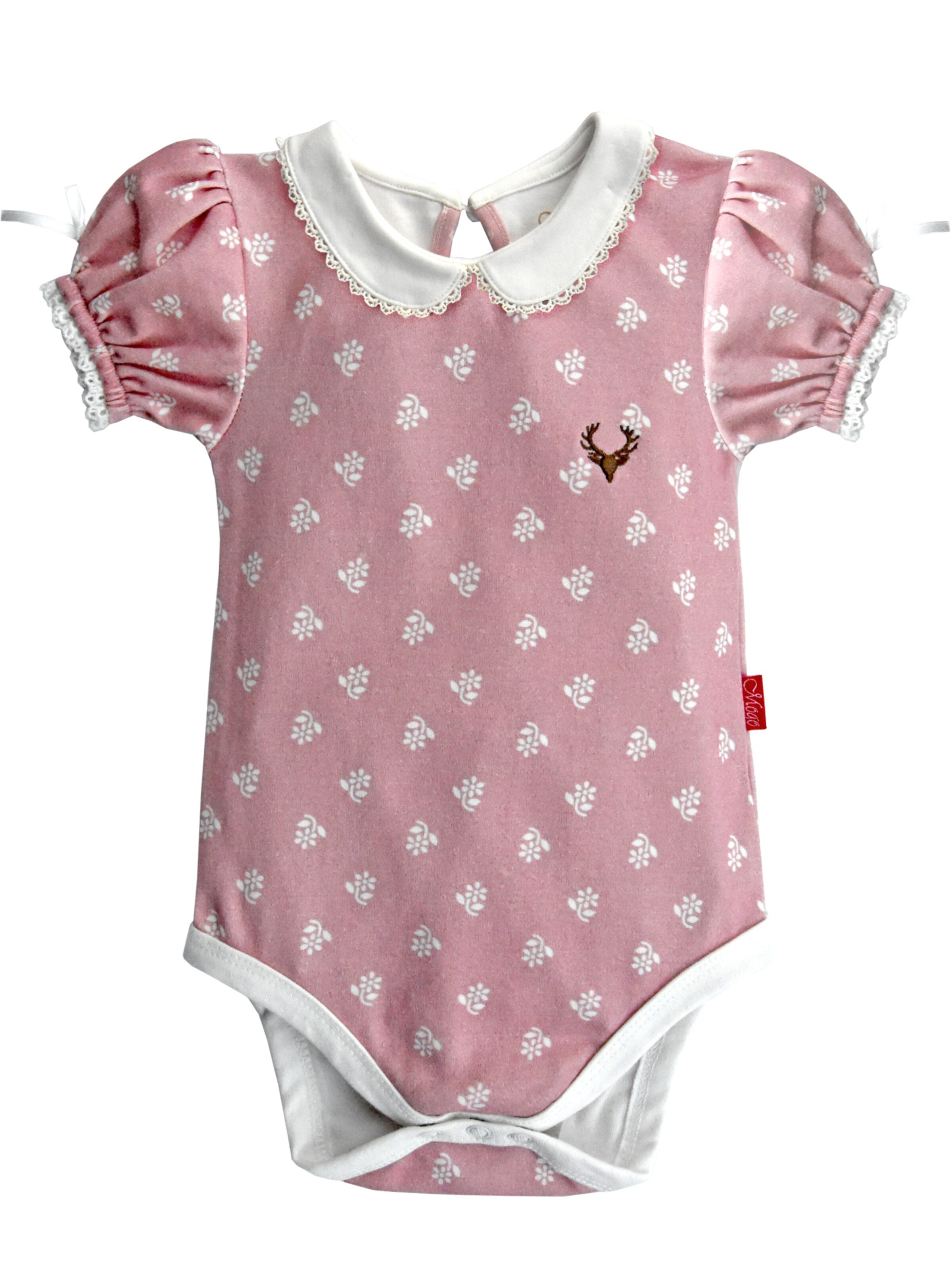 Mogo Strampler/Body 'Bonegg'‌‌‌‌‌‌‌‌‌ in Pink: Vorderseite