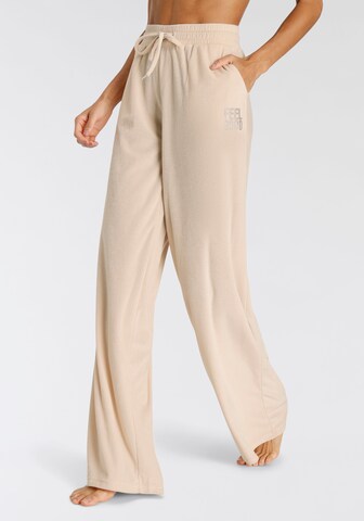 VIVANCE Pajama pants in Beige: front