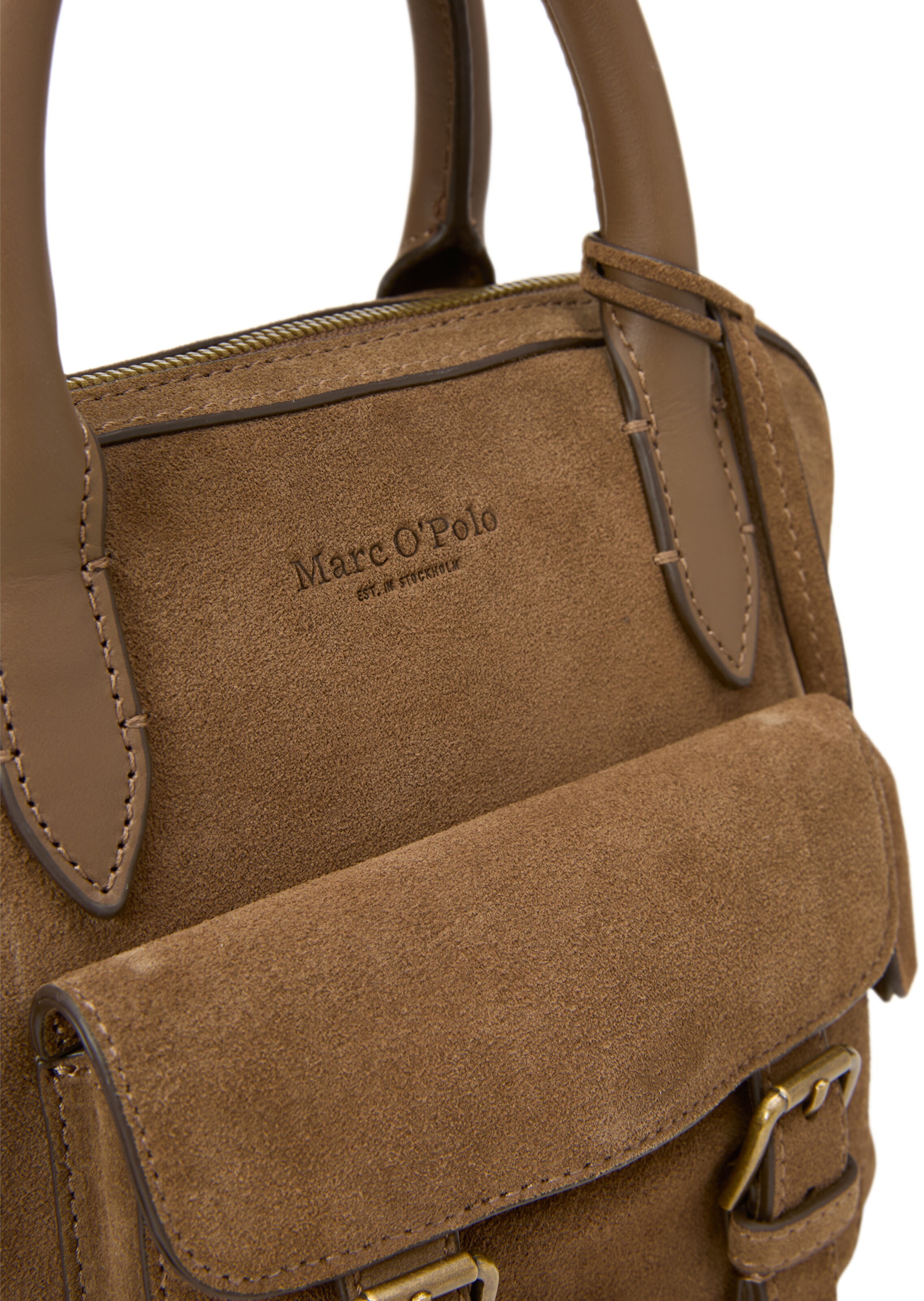 Marc O'Polo Handtas in Bruin