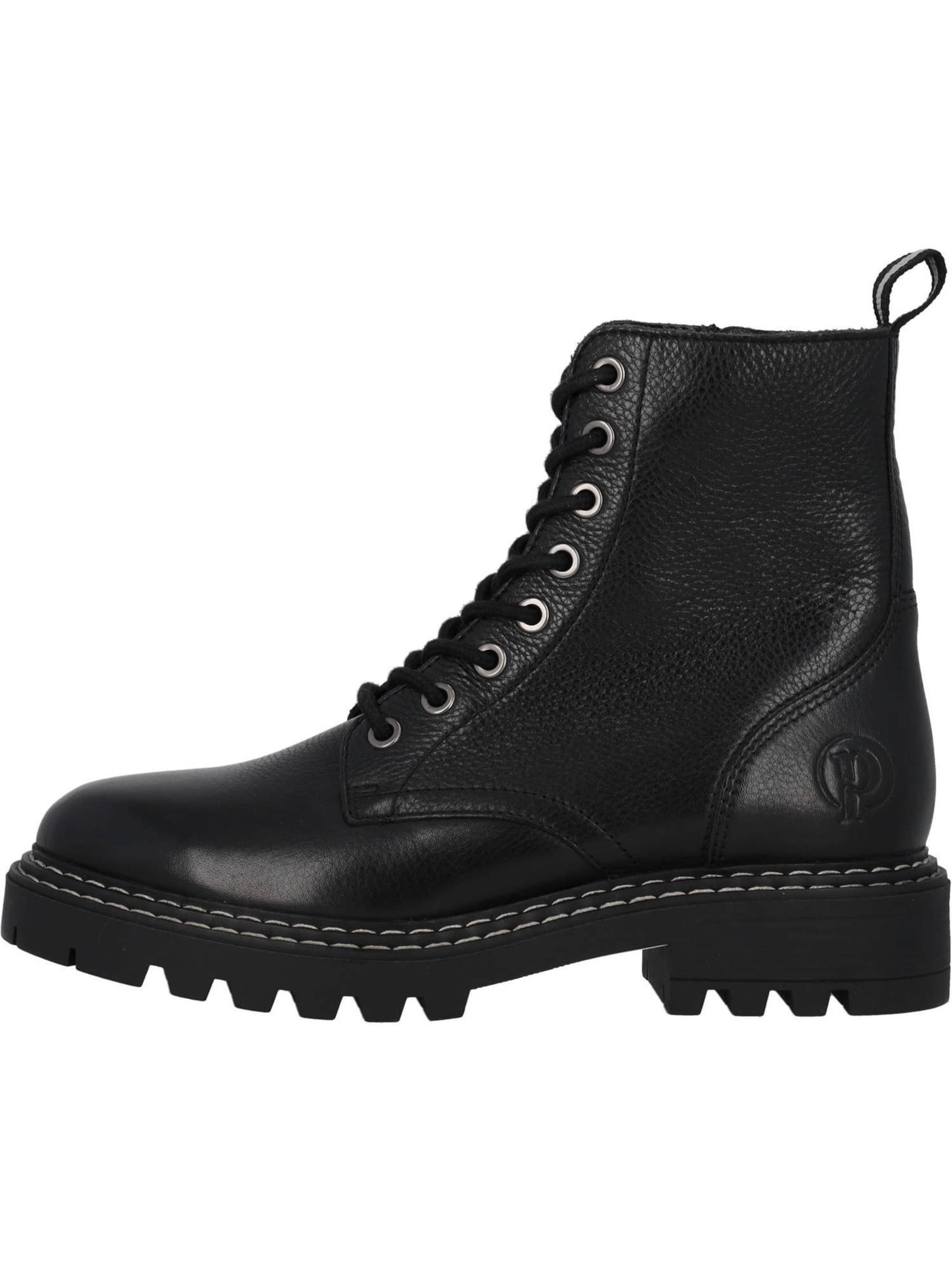 Bottes à lacets Palado en noir