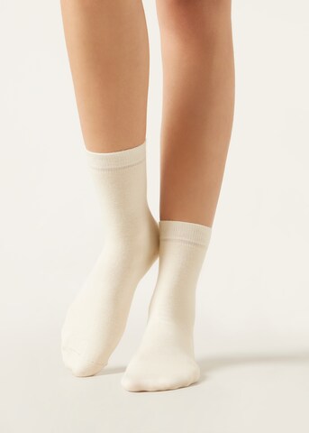 CALZEDONIA Socken in Beige: Vorderseite