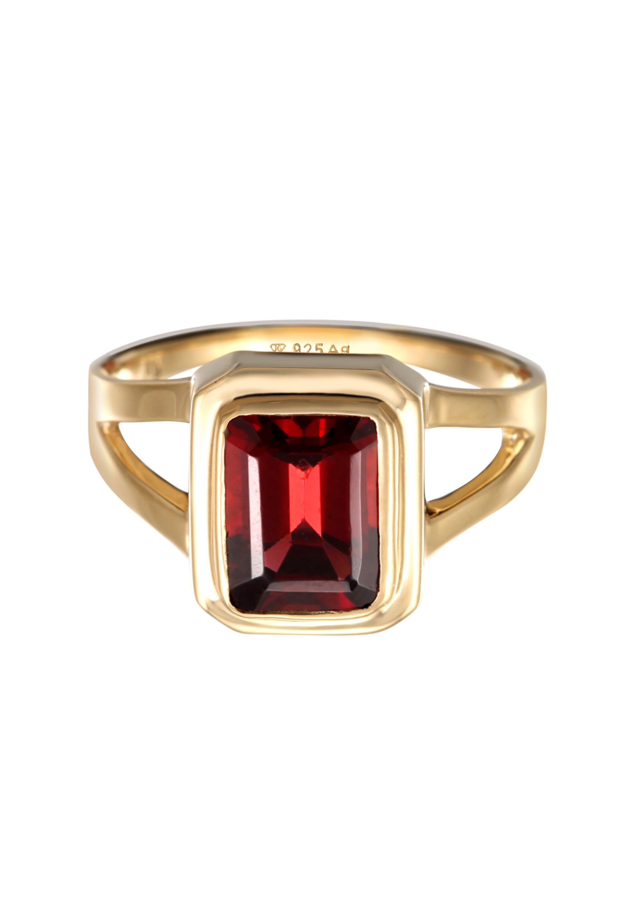 Bague 'Edelstein' ELLI en rouge