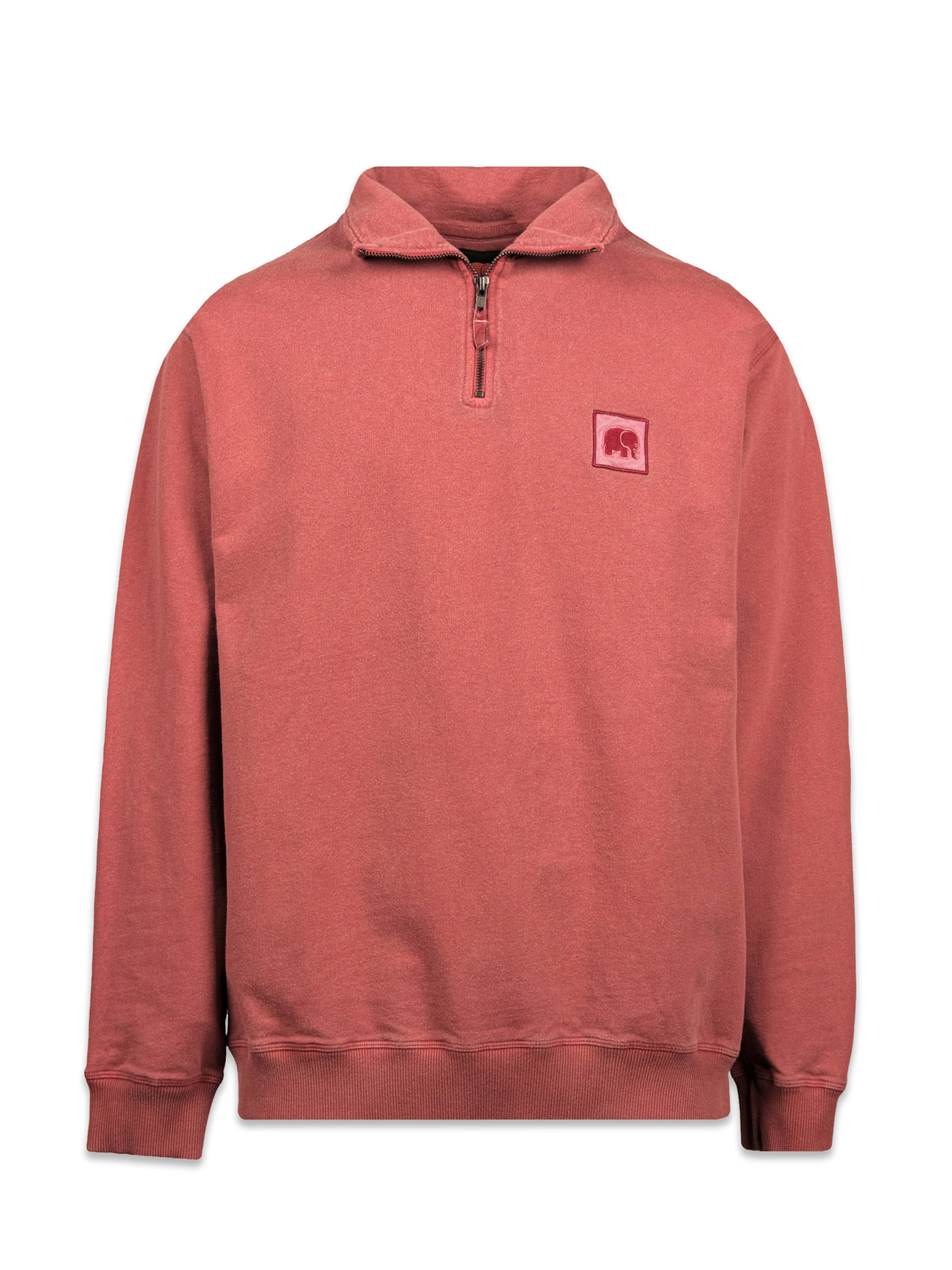 Trendsplant Sweatshirt ' SAUCE LOOPBACK ' i röd: framsida