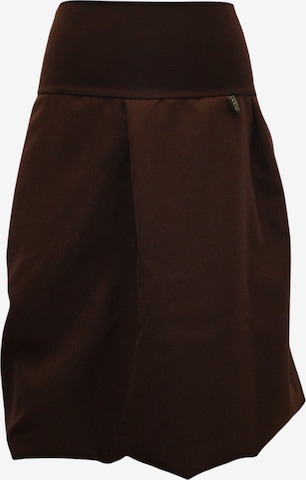 dunkle design Rock 'Long Ballonskirt' in Braun: Vorderseite