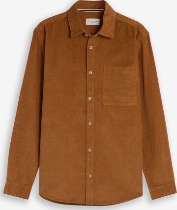 TOM TAILOR Overhemd in Bruin: voorkant