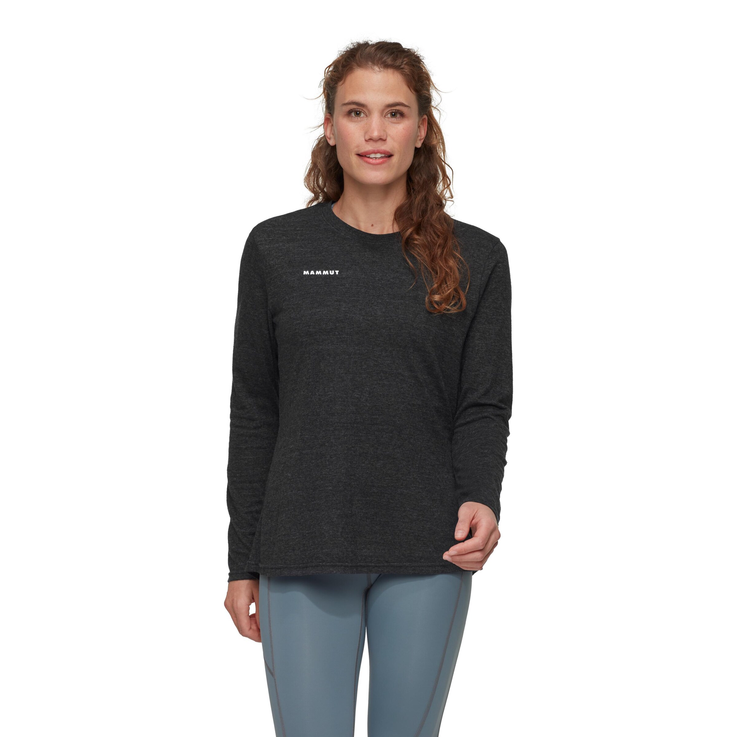 MAMMUT Performance Shirt 'Massone Light' in Black: front