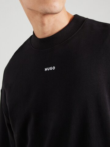 HUGO Sweatshirt 'Dapocrew' in Zwart