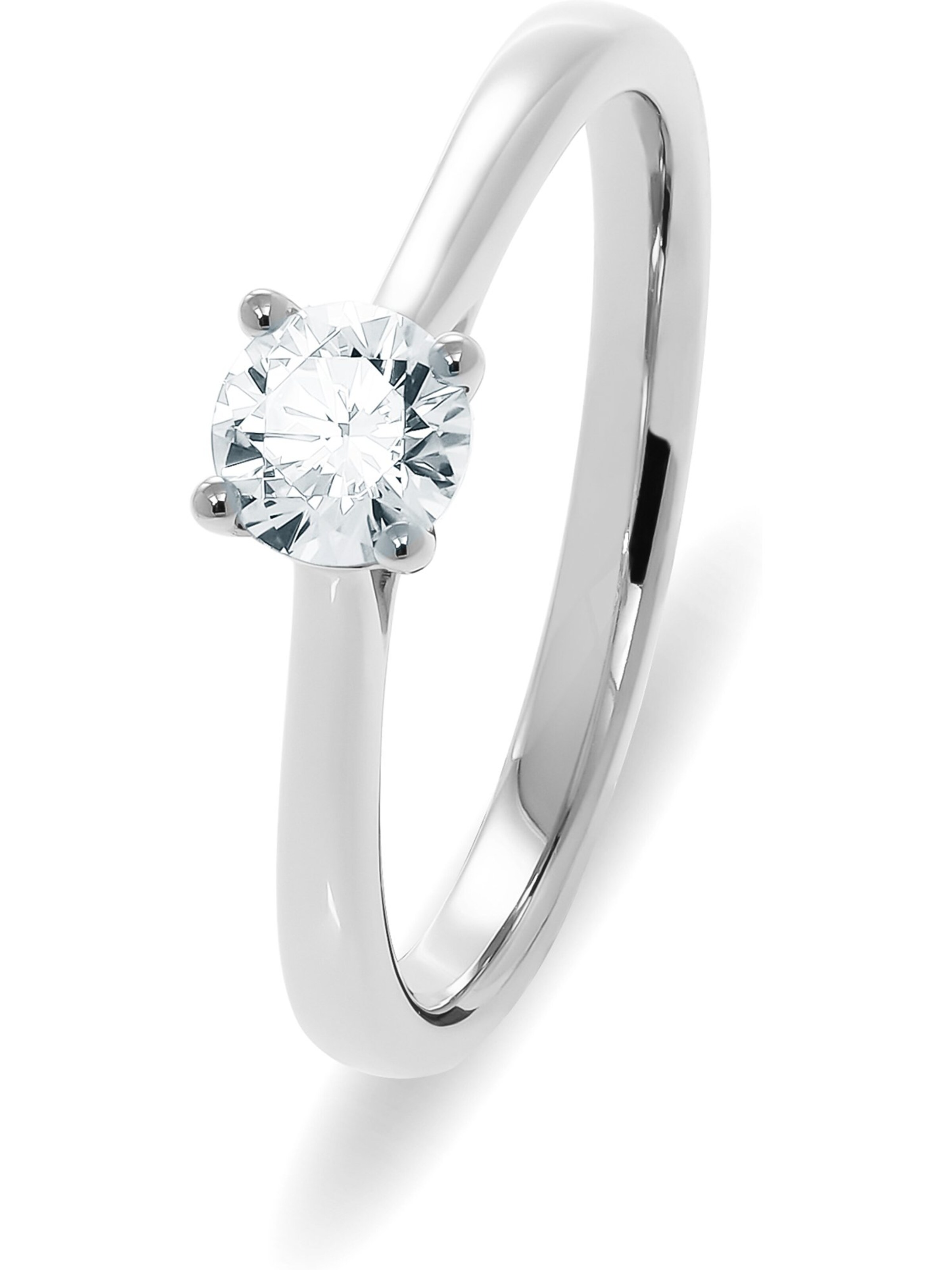 CHRIST Ring in Weiß: Vorderseite