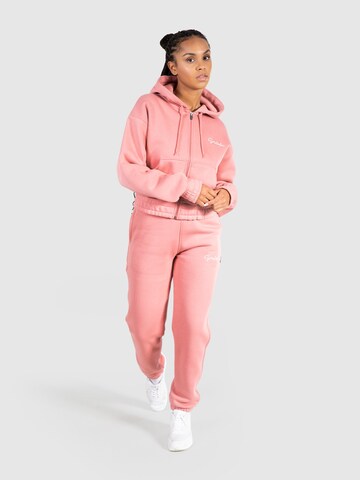 Smilodox Zip-Up Hoodie 'Eleen' in Pink