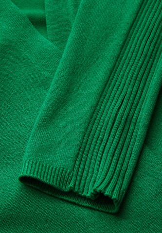 STREET ONE Langer Cardigan in Grün