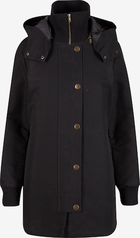 Forvert Between-Seasons Parka 'Lemony' in Black: front
