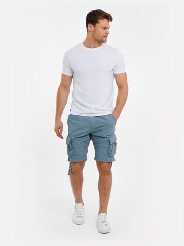 Threadbare - Regular Calças cargo 'Manchester' em azul