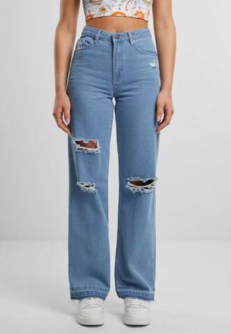 Karl Kani Loosefit Jeans in Blau: Vorderseite