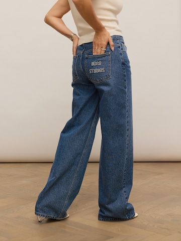 noar studios Wide leg Τζιν σε μπλε