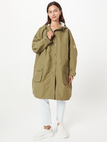 LEVI'S ® Prehodna jakna 'Rain Jacket' | zelena barva: sprednja stran