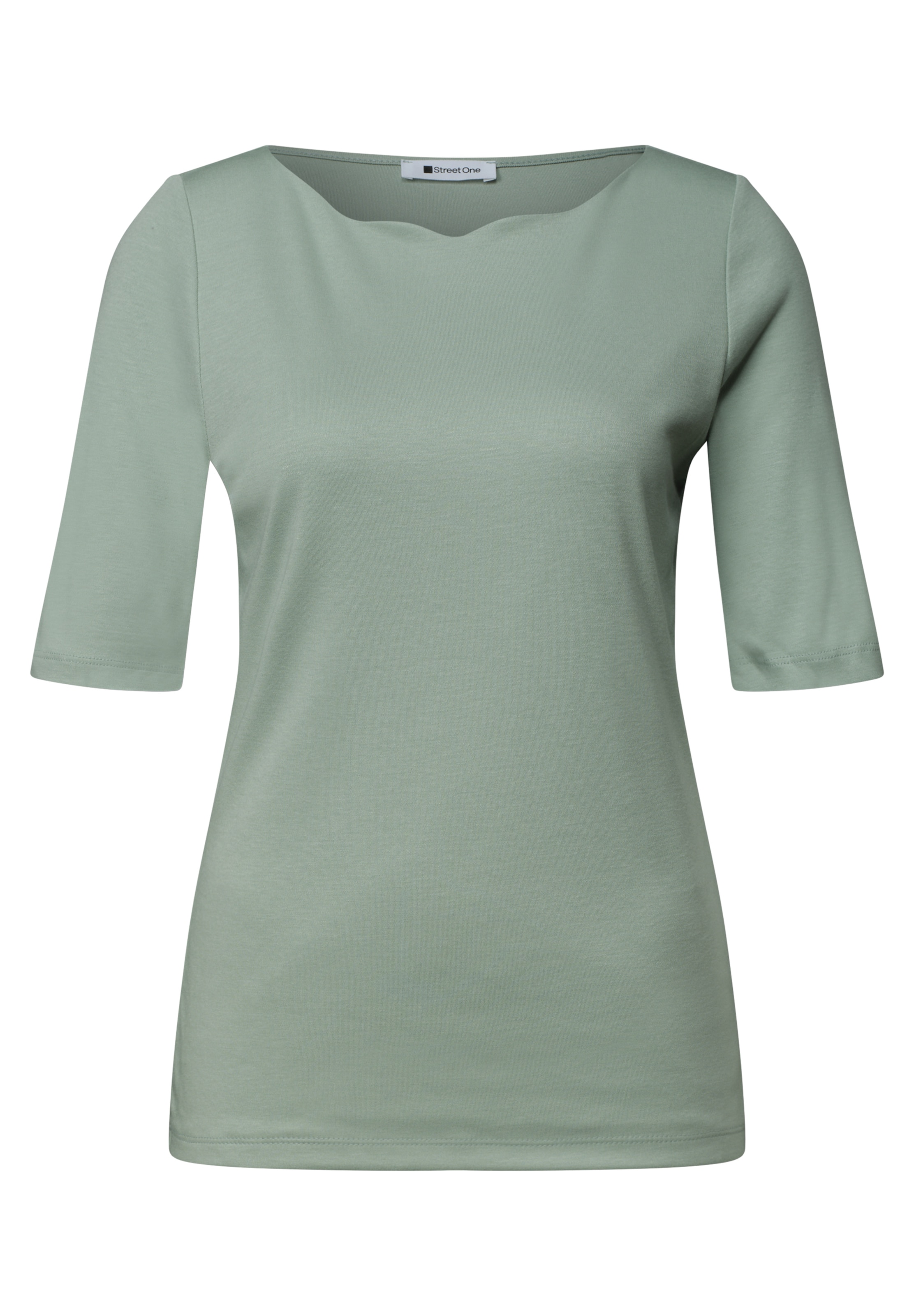 STREET ONE Shirt in Green: front