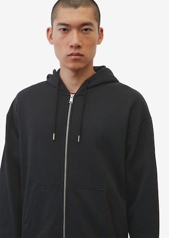 Marc O'Polo Zip-Up Hoodie in Black