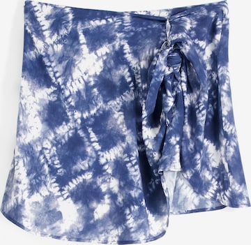 Bershka Rok in Blauw: voorkant