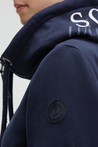 Soccx Zip-Up Hoodie in Blue