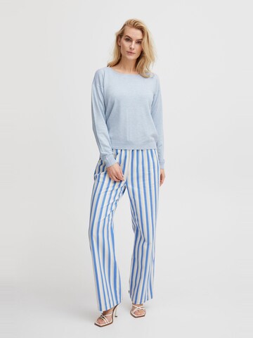 PULZ Jeans Pullover 'BOX' in Blau
