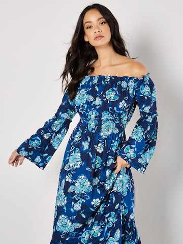 Apricot Jurk ' ' in Blauw
