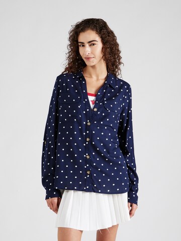 Camicia da donna 'VMBumpy' di VERO MODA in blu: frontale