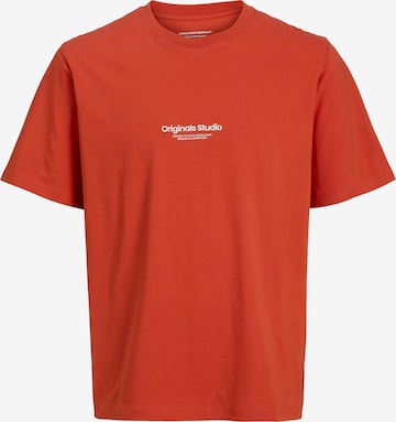 JACK & JONES T-Shirt 'JORVesterbro' in Orange: Vorderseite