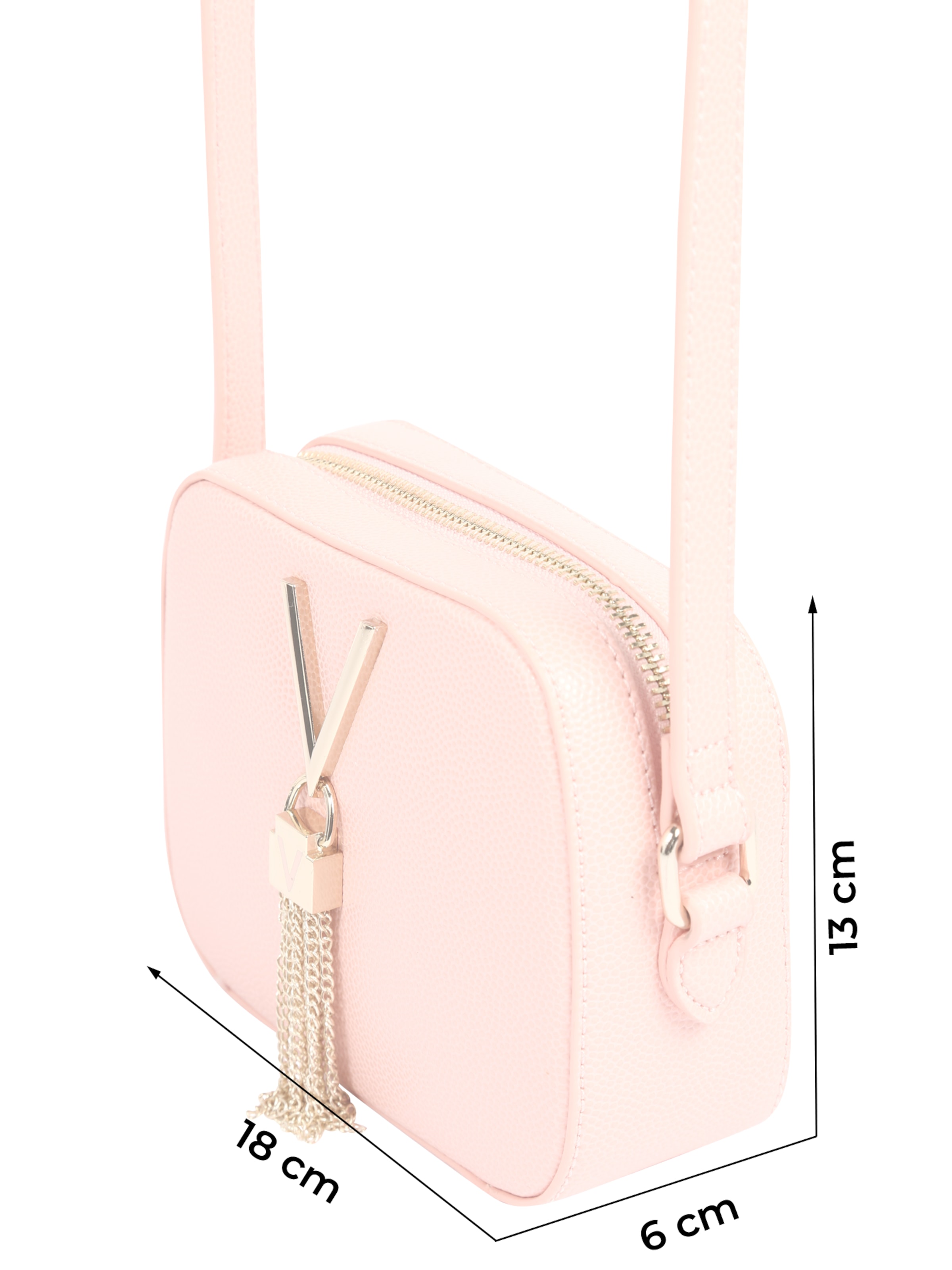 VALENTINO Сумка через плечо 'DIVINA' в Ярко-розовый