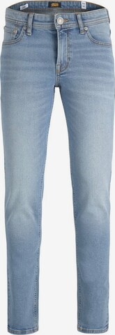 Coupe slim Jean 'Glenn' Jack & Jones Junior en bleu : devant