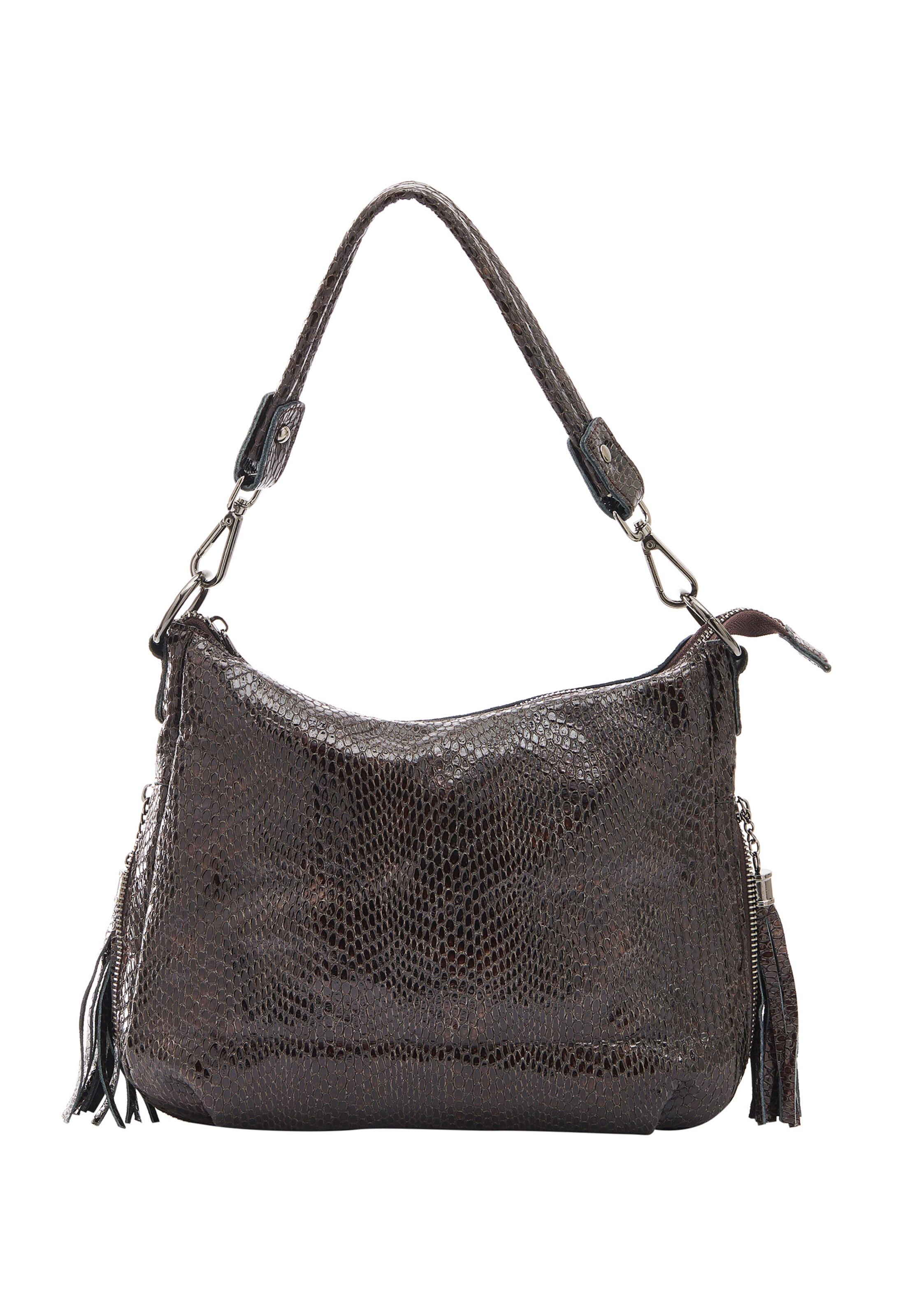 faina Schoudertas in Bruin: voorkant