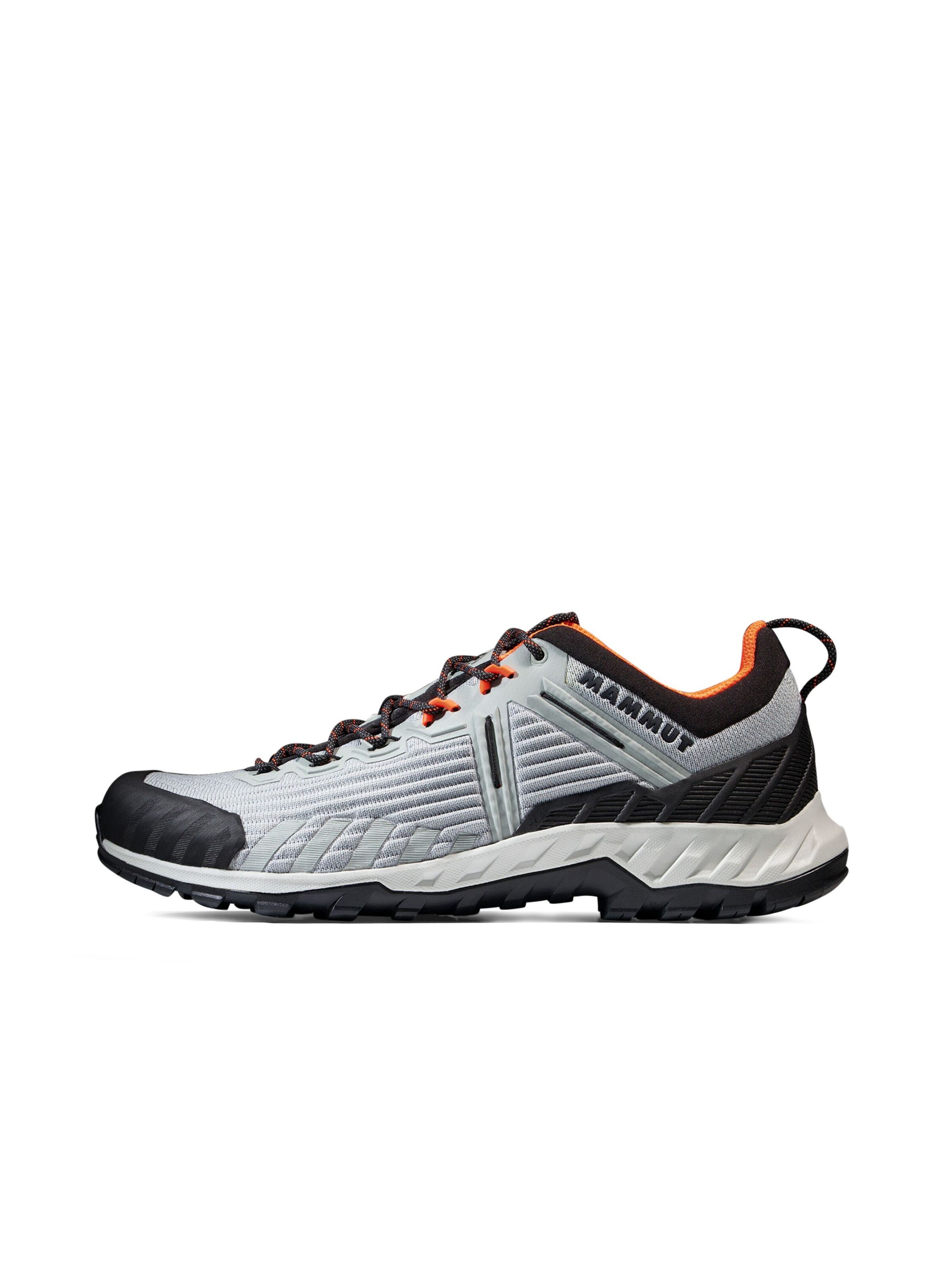 MAMMUT Halbschuh ‘Alnasca Knit III Low’ in Grau: Vorderseite