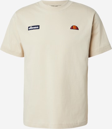 ELLESSE - Camisa 'Floran' em bege: frente