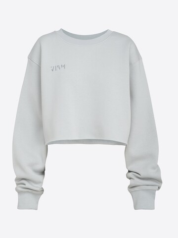 Sweat-shirt 'BRITNEY' ABOUT YOU x VIAM Studio en gris : devant