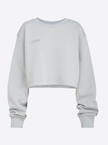 ABOUT YOU x VIAM Studio Sweatshirt 'BRITNEY' in Grey: front