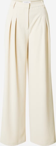 ABOUT YOU x Iconic by Tatiana Kucharova - Loosefit Pantalón plisado 'Mathilda' en beige: frente