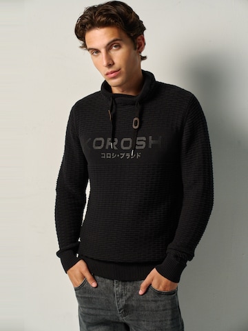 KOROSHI - Jersey en negro: frente