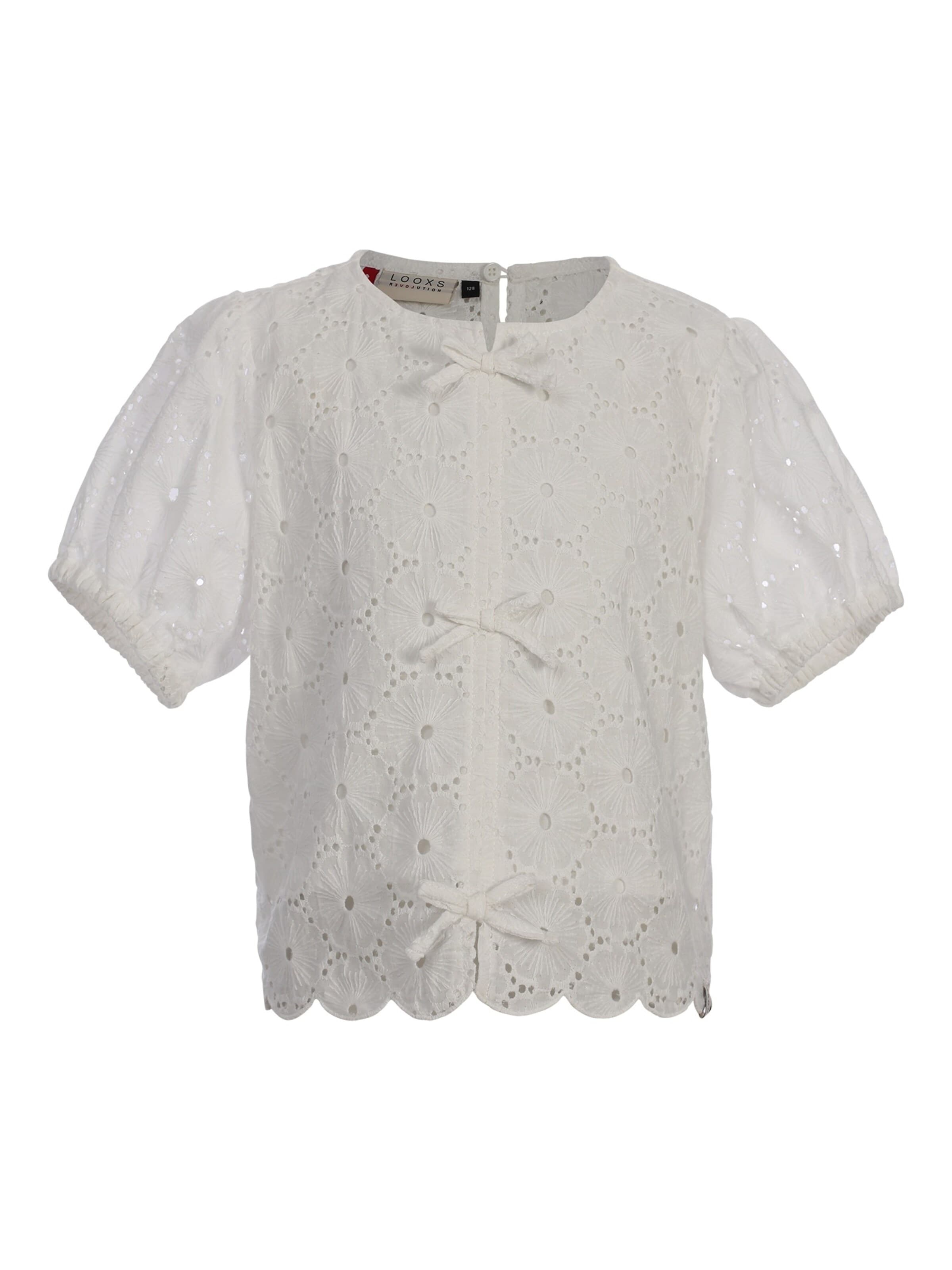 Looxs Revolution Blouse in Wit: voorkant