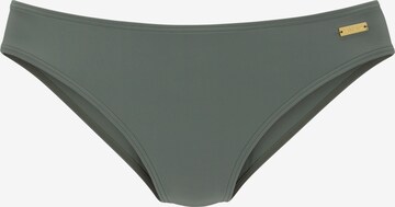 LASCANA Bikini Bottoms in Green: front