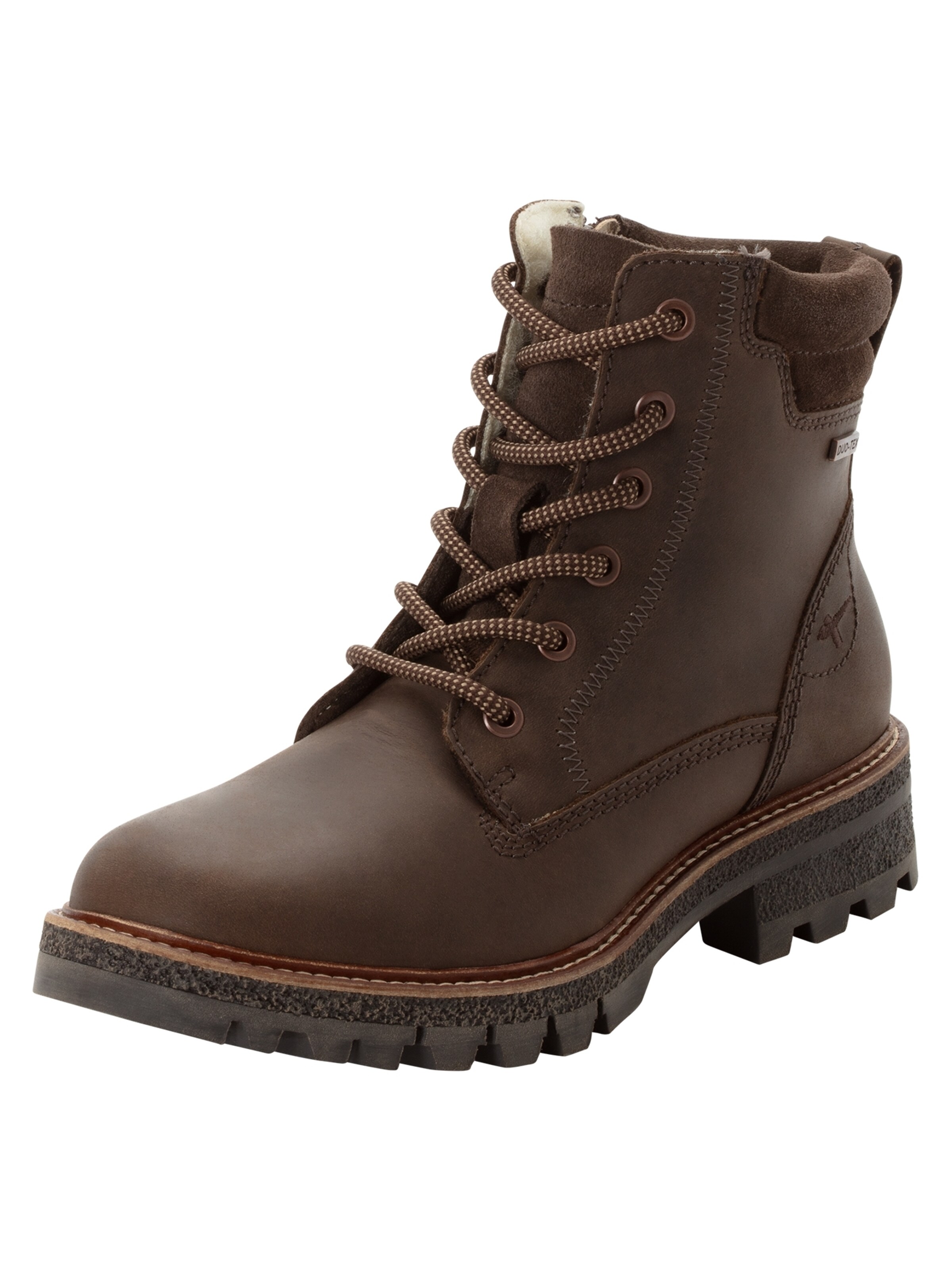 Tamaris Bottines à lacets en 36 en moka, Vue avec produit