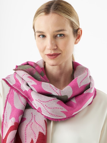 CODELLO Schal  „Peace on Earth“ in Pink: Vorderseite