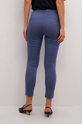 Kaffe Slimfit Chino 'Lea ' in Blauw