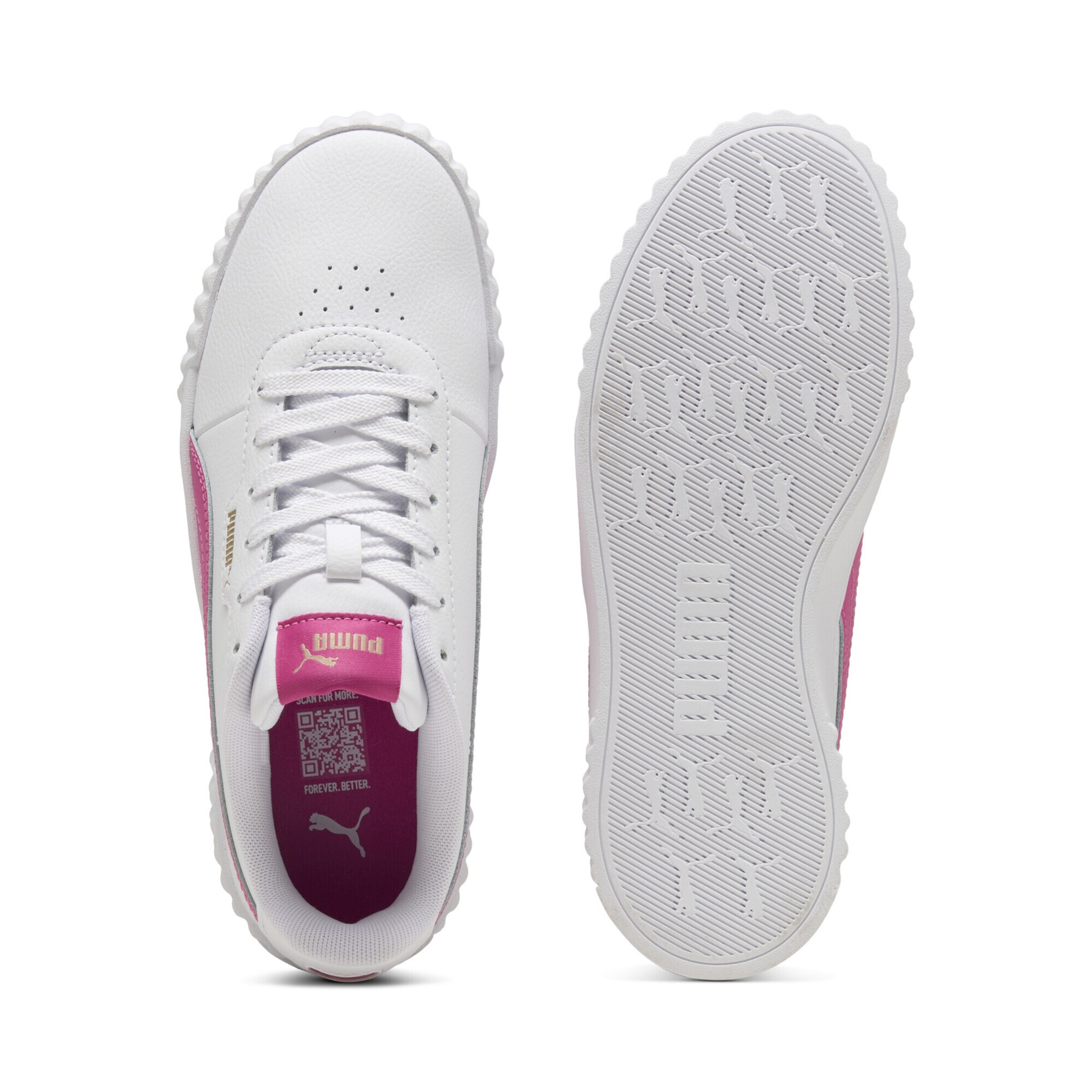 Baskets basses 'Carina 3.0' PUMA en blanc