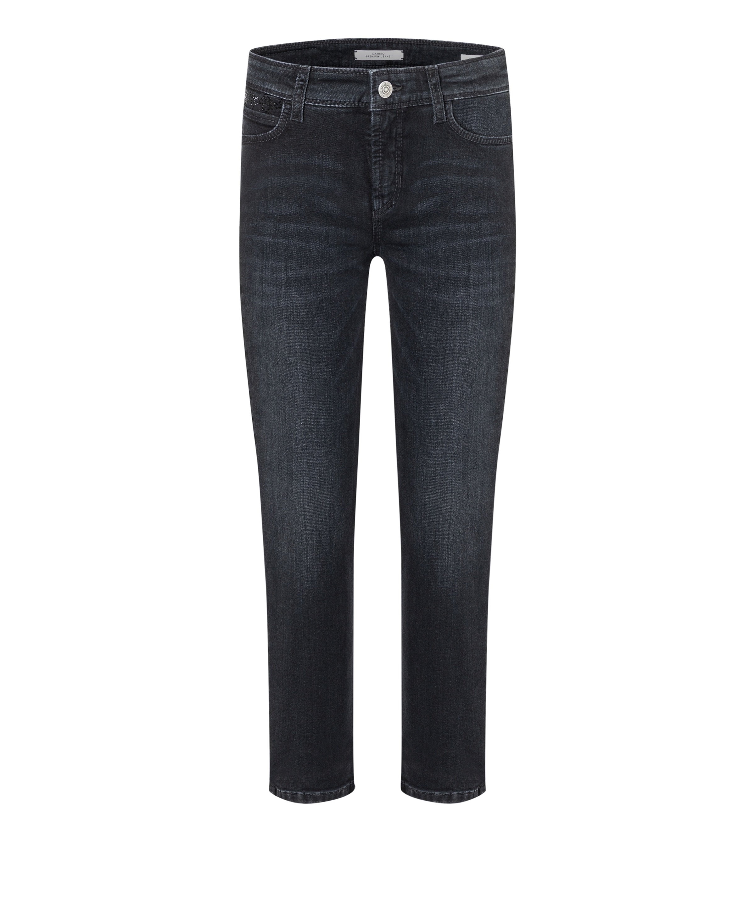 Cambio Regular Jeans 'Piper' in Black: front