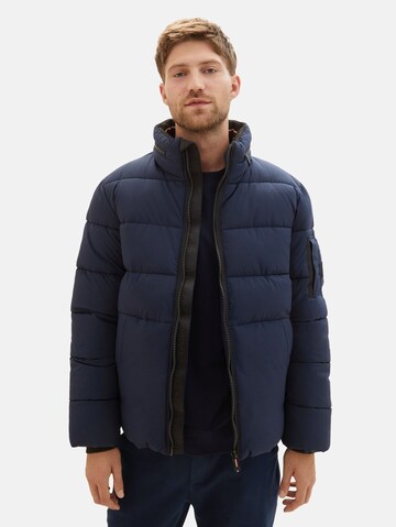 TOM TAILOR Winterjas in Blauw: voorkant