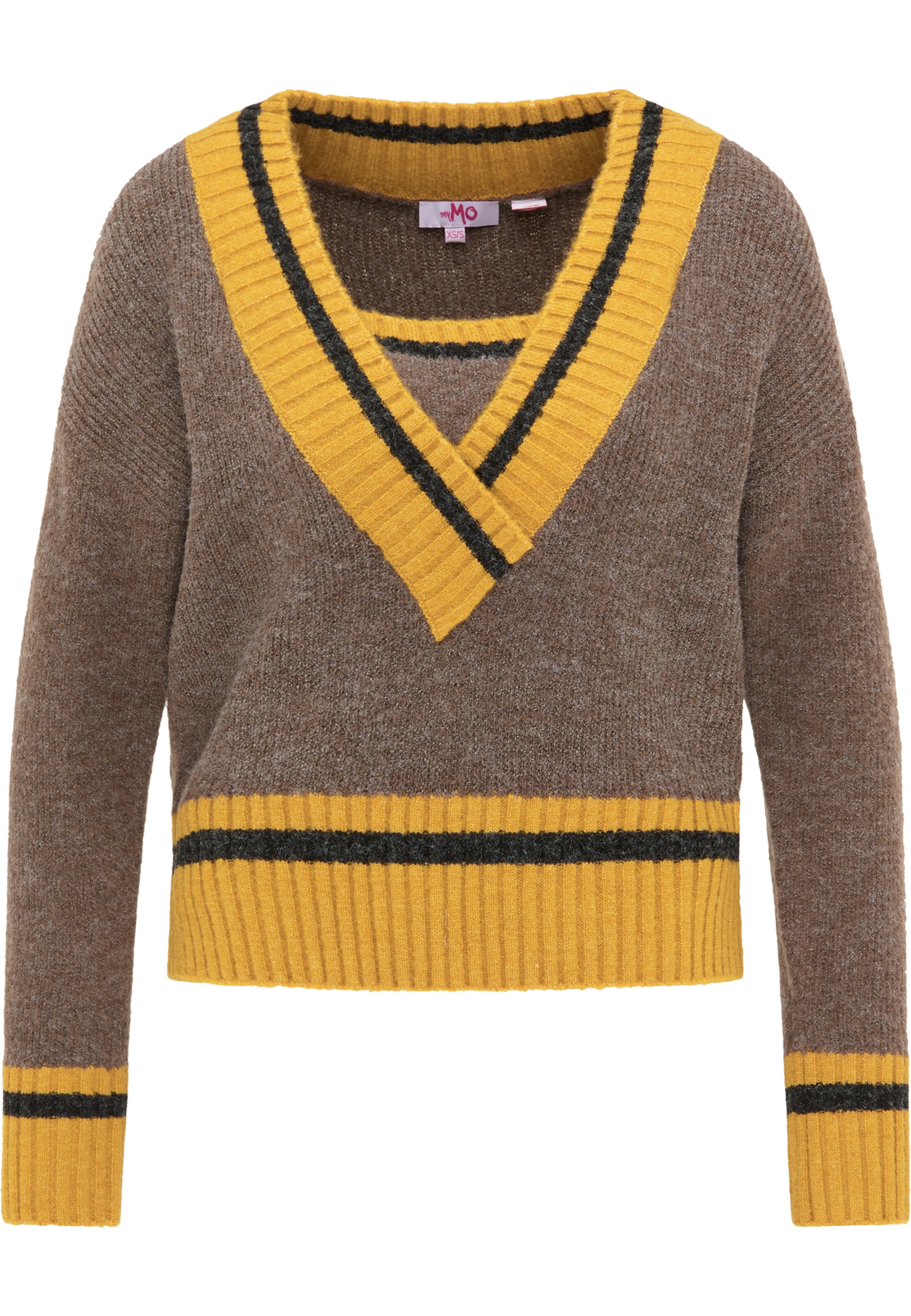 Mymo Strickpullover In Braun About You