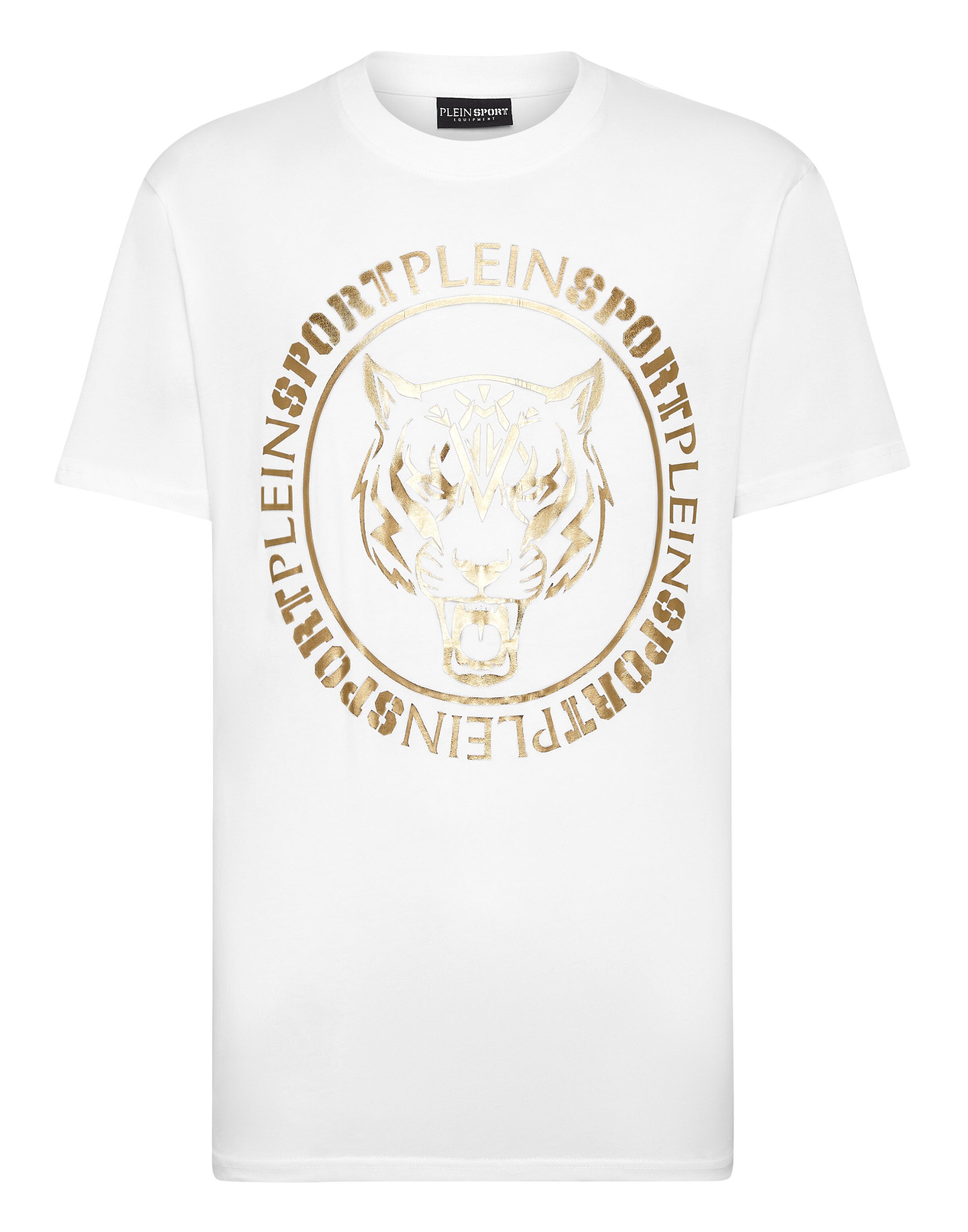 Plein Sport Shirt 'Tiger' in White: front