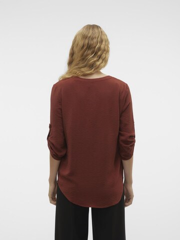 VERO MODA Bluse i brun